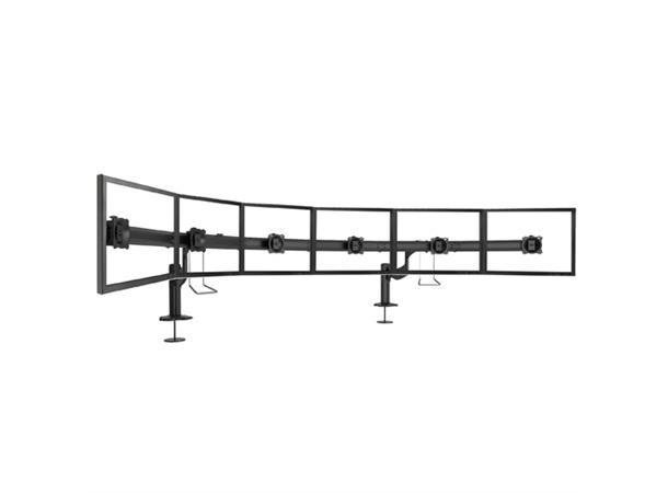 Chief Kontour K4 Bord 6xSkjermH VESA Max 6x6,8 Kg Bolt Sort 